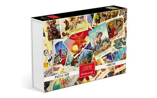 Пазлы Хатбер  500эл "LEGEND.Ностальгия.Открытки" подароч.коробка+постер 500ПЗ2_30050 082540