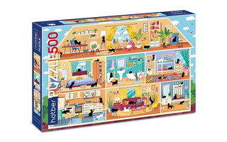 Пазлы Хатбер  500эл "Premium.Кошкин дом" 500ПЗ2_30298 083399