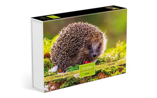 Пазлы Хатбер  500эл "LEGEND Macro.Ежик на поляне" подароч.коробка+постер 500ПЗ2_27087 083197