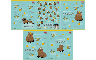 Тетрадь 48 л "Реально крутой капибара" клетка 48Т5В1 084659 Хатбер