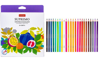 Карандаши 24 цв "Supremo" Хатбер CS_079893