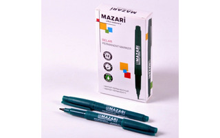 Маркер Mazari Belar зеленый пулевидный 1мм М-5004В-73