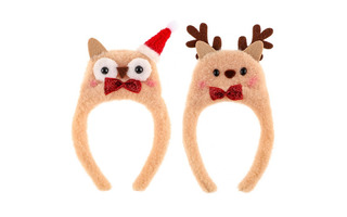 Ободок карнавальный "Зверята" d 23см ассорти 343-139