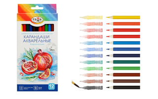 Карандаши 12 цв "Классические" акварельные 221118_02_02 Гамма