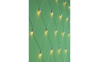 Гирлянда новогодняя электрическая 224л LED "Сетка" 2*2м шампань 362-104