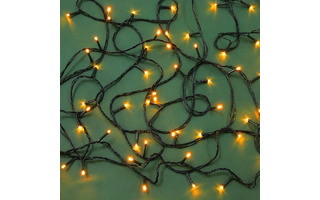 Гирлянда новогодняя электрическая 160л LED 20м "Вьюн" уличная шампань 351-779