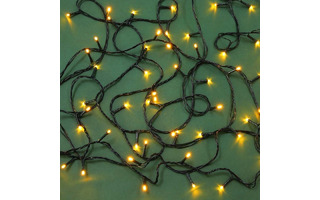 Гирлянда новогодняя электрическая 100л LED 10м "Вьюн" уличная шампань 351-783