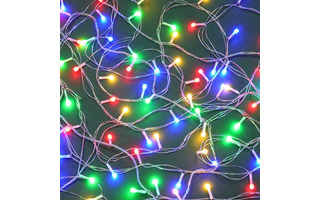 Гирлянда новогодняя электрическая 100л LED "Вьюн" 10м мультицвет 384-162