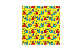 Бумага упаковочная 70*100см "Дракон с подарками" 10шт в уп (цена за 1лист) УБ-4328 (НЕ ВСКРЫВАТЬ)