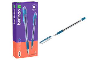 Ручка шариковая "Berlingo.I-10" синяя 0,4мм CBp_40012