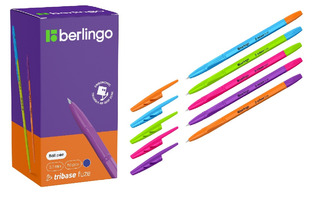 Ручка шариковая "Berlingo.Tribase Fuze" синяя 0,7мм CBp_70922 265895