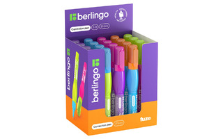 Корректирующая ручка "Berlingo.Fuze" 8мл металл KR500