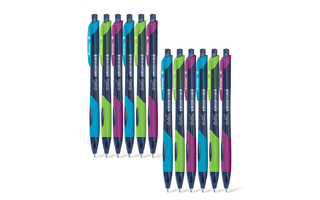 Ручка шариковая "Berlingo.Riteline" синяя автомат грип 0,7мм CBm_70070