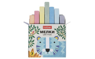 Мел цветной набор  7цв "Нарисуй-ка" ML_082952 Хатбер