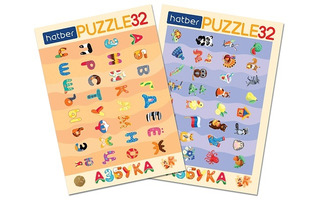 Пазлы Хатбер в рамке "Развивающая игра.Азбука" 2в1 ИнПР_29784