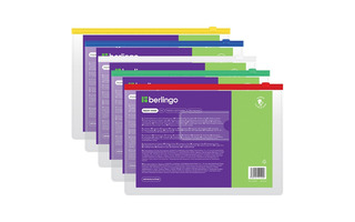 Папка на молнии А4 "Berlingo" 150мкм AKm_04109