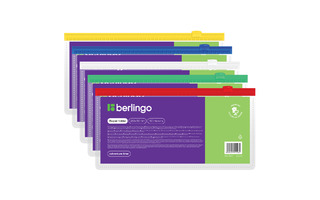 Папка на молнии А6 "Berlingo" 150мкм AKm_06109