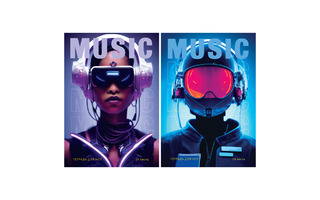 Тетрадь для нот А4 24л "Galax" верт скоба ТН4ск24 12434 BG