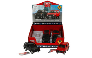 Машина инерц металл "LADA 4x4" 12см LADA4X4-12DB6-MIX (094) 361172 Технопарк
