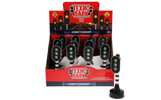 Игрушка "Светофор" пластик 15,5см свет ZY873832-R 286501 Технопарк