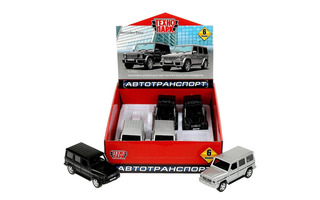 Машина инерц металл "MERCEDES-BENZ" 12см GCLASS-12DB6-MIX (261) 362899 Технопарк