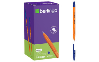 Ручка шариковая "Berlingo.Tribase Orange" синяя 0,7мм CBp_70910
