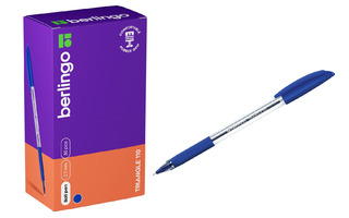 Ручка шариковая "Berlingo.Triangle 110" синяя 0,7мм CBp_07110