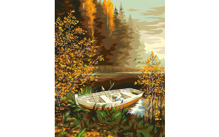 Картина для рисования по номерам "Осенняя тишина" 40*50см ФРЕЯ PNB/PL-144