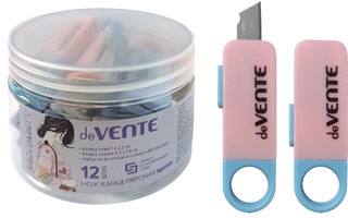 Нож канцелярский малый 9мм "deVente.Mentality" 4090315