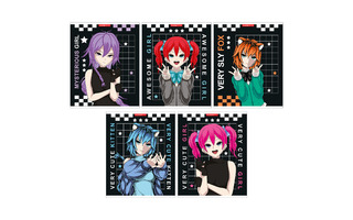 Тетрадь 48 л "Аниме.Девочки с цветными волосами" клетка лак 14069/5 АкХолд