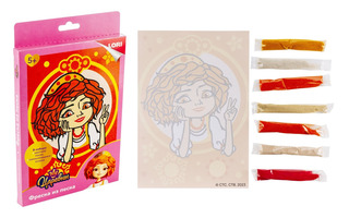 Набор для творчества "Картина из песка.Царевны.Царевна Варя" Кпц-005