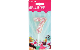 Свеча-цифра deVENTE.Donut "7" 6*4см 3D декор 9060307