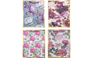 Сумка подарочная 18*23 "deVente.Flower border" плотная фольг. ассорти 9041421