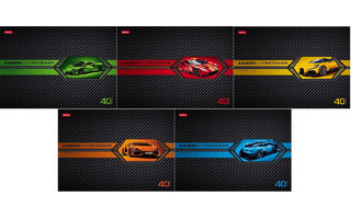 Альбом для рисования 40л "AutoCarbon" 40А4вмВ 085129 Хатбер