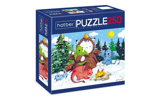 Пазлы Хатбер  250эл "Premium.Приключения кота Пирожка" 250ПЗ3_29246