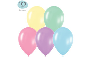 Шары 12" Пастель Macaroons" (100шт) MS_42110 MESHU