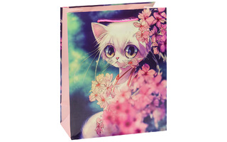 Сумка ламинированная 18*23 "Аниме.Кошечка" ПКП-4191