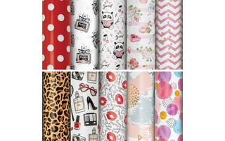 Бумага упаковочная 70*100см "Золотая сказка.For Women" (цена за 1лист) 591915