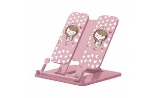 Подставка для книг "ErichKrause.Pastel Princess" розовая 58074