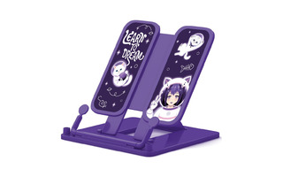 Подставка для книг "ErichKrause.Space Anime" фиолетовая 61552