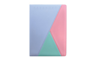 Обложка для паспорта "Трио.Светло-голубая" ПВХ 2203.ТР-124