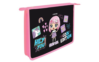 Папка для тетрадей А4 "DeVente.Fancy Girl" молния 5см 8053463