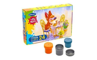 Гуашь 24 цв 25мл "Зверята" FG-224-Z Forum 1339