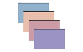 Папка на молнии В5 "Erich Krause.Soft Manga" 180 мкм 246*214 мм ассорти 61173