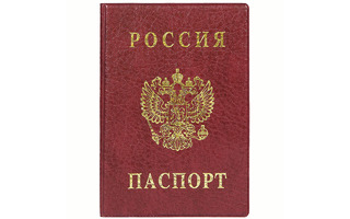 Обложка для паспорта "Герб.Бордо" ПВХ 2203.В-103