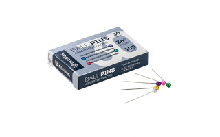 Булавки 30мм "Глобус" 100шт БК30-100Ц