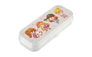 Пенал-футляр "Подружки" пластик Стамм ПН-31468