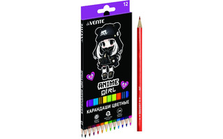 Карандаши 12 цв "deVente.Anime Girl" 2М 5022412