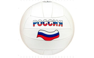Мяч волейбольный "Россия" 22см 2 слоя VB-2PVC280-RUS 349846