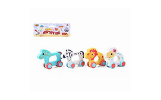 Каталка "Животные" 20*20см ассорти YTM9913 326548